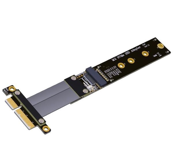 

riser pcie 4x extension cable m2 m.2 nvme ssd to pcie x4 adapter cards riser card support pci-e 3.0 x4 full speed adt r24sf