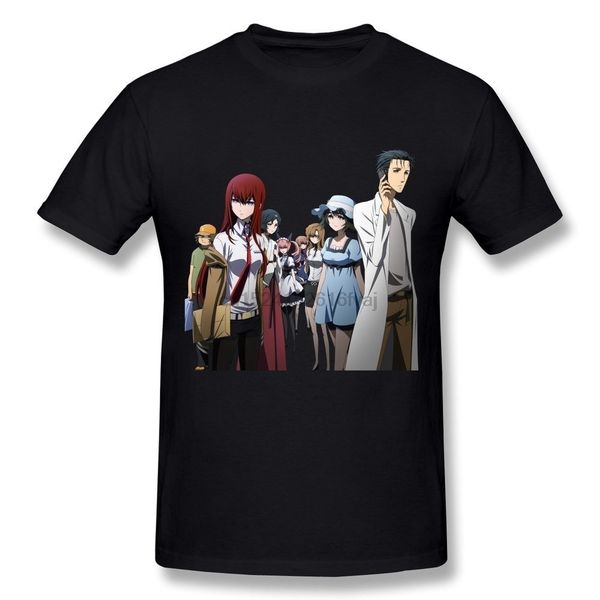 

men's steins gate t-shirts