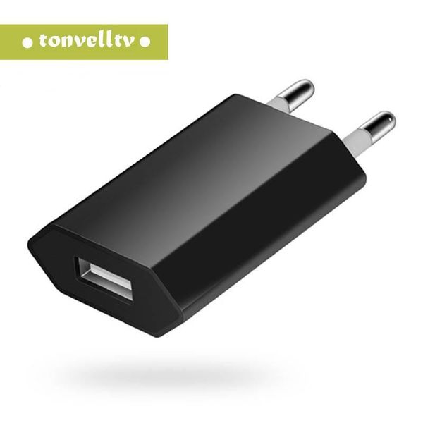 

5v 1a usb port eu plug duck power charger head home travel wall ac power charger adapter for iphone 11 x 8 7 6 6plus 100pcs/lot