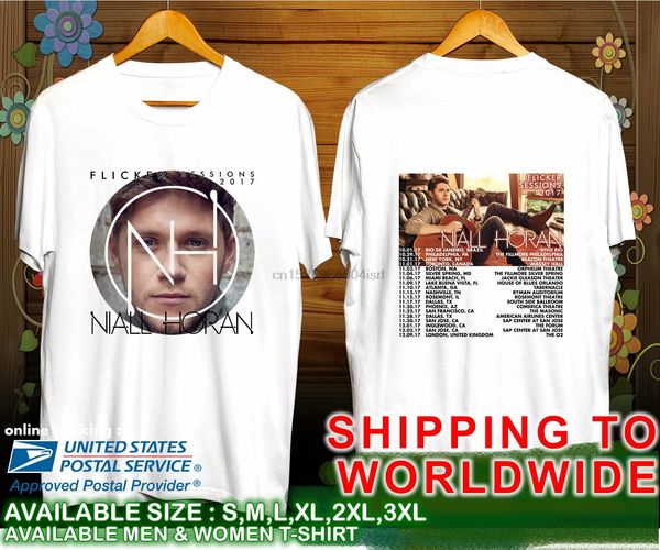 

niall horan flicker tour dates sessions 2017 new white t shirt