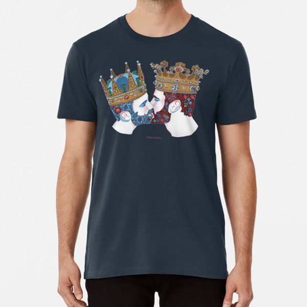 

zwei knigreiche t shirt gay art queer gls beard male art men