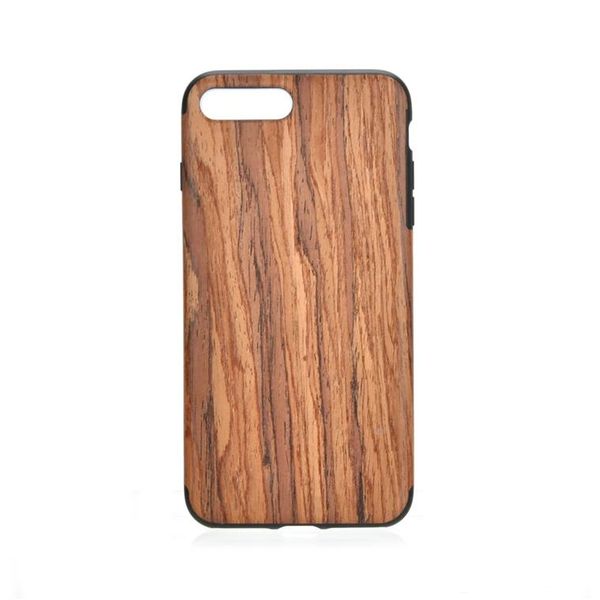 

natural wood wooden case 2 in 1 detachable tpu cell phone back cover cases for iphone 5 6