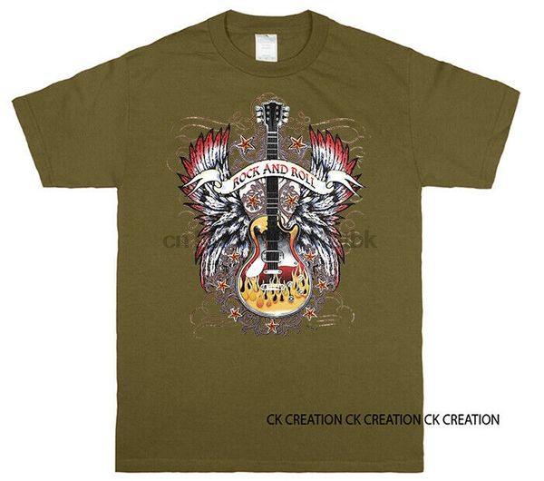 

рок ролл гитара крыло музыка смешной шутка юмор amimal lover graphic футболка tee
