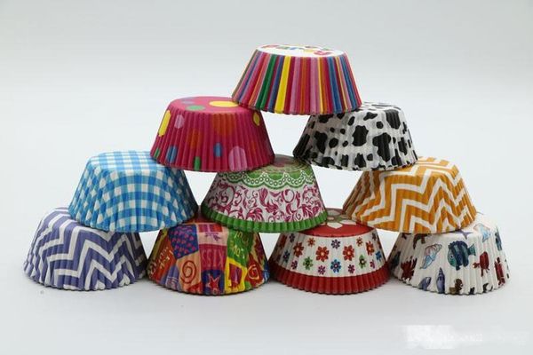 

assorted holiday party baking cup cupcake paper liners muffin cups