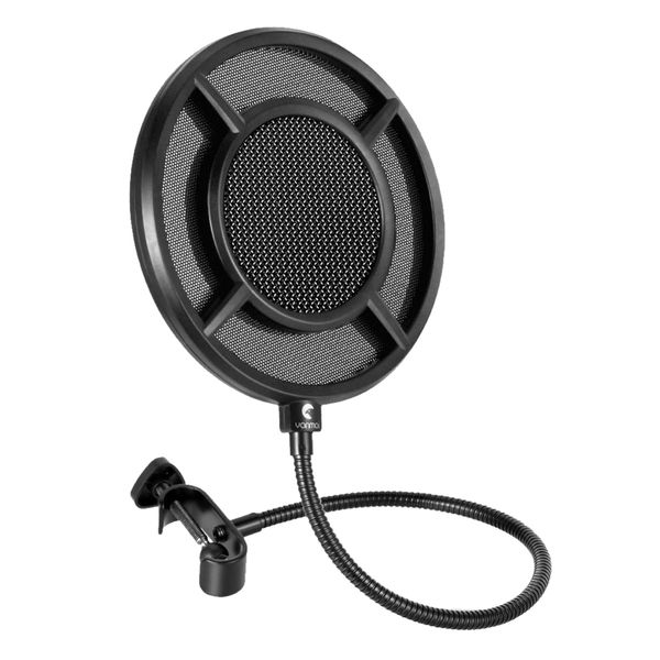 

микрофон pop filter студия mic круглого ветер экран маска щит с подставкой