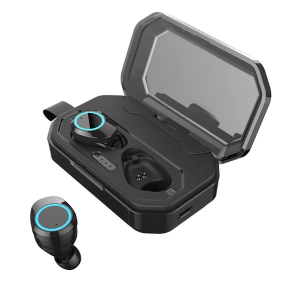 

earbuds x6 pro tws 5.0 bluetooth headset wireless earphones ipx7 waterproof stereo earphones 3000mah led smart power bank 20pcs/lot