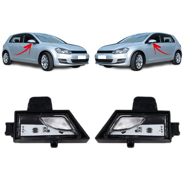 

car wing mirror light rearview mirror pair set for vii 2020-2020
