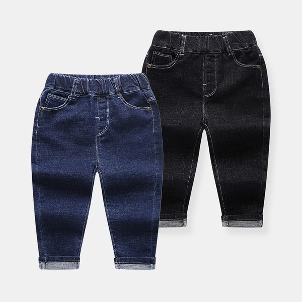 

2020 autumn jeans for child boy girls pants kids children's clothes boys clothing 2 to 8 years old fashion baby black trousers, Blue