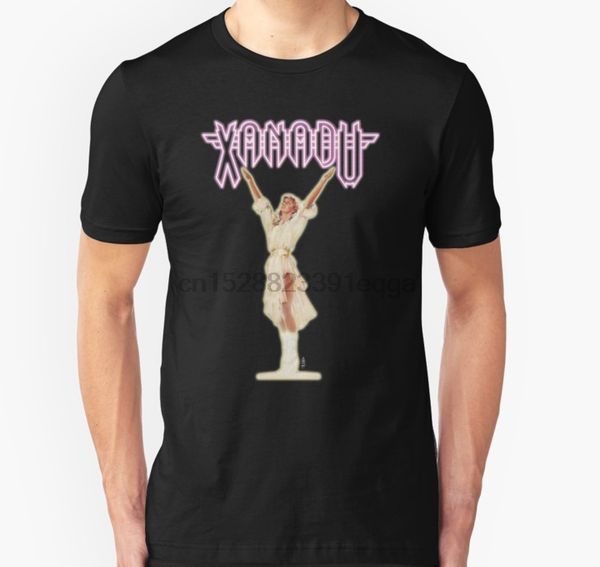 

men short sleeve tshirt xanadu kira olivia newton john gold glow t shirt women t-shirt