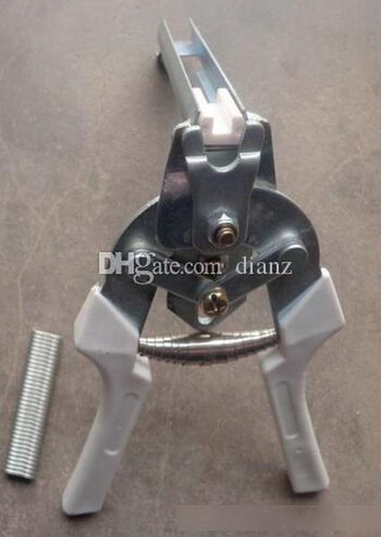 

fashion 600 pcs/pack m nail fastening clamp chicken rabbit mink fox birdcage tight wire pliers dog cage clamp installation