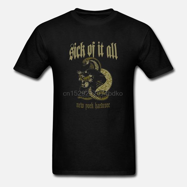 

sick of it all 'пантеры' (морской) t-shirt - neuf и др officiel