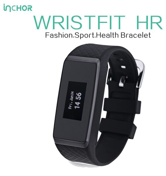 

inchor wristfit hr smart bracelet bluetooth smart band heart rate monitor smart wristband fitness tracker for andriod ios 7days deliver