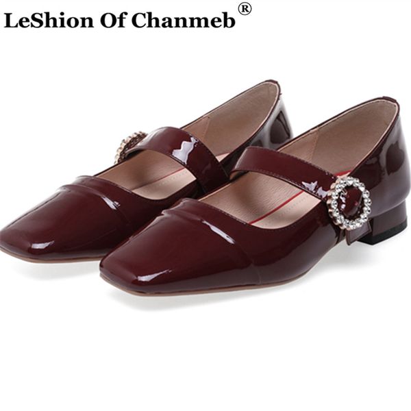 

2020 new women flats mary janes shoes women's crytal buckle strap casual shoes for spring autumn ladies flats party, Black