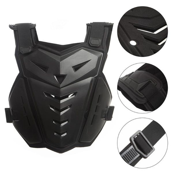 

anti bump durable motorcycle riding accessory gear armor vest resistant soft hollowed out back protector chest support