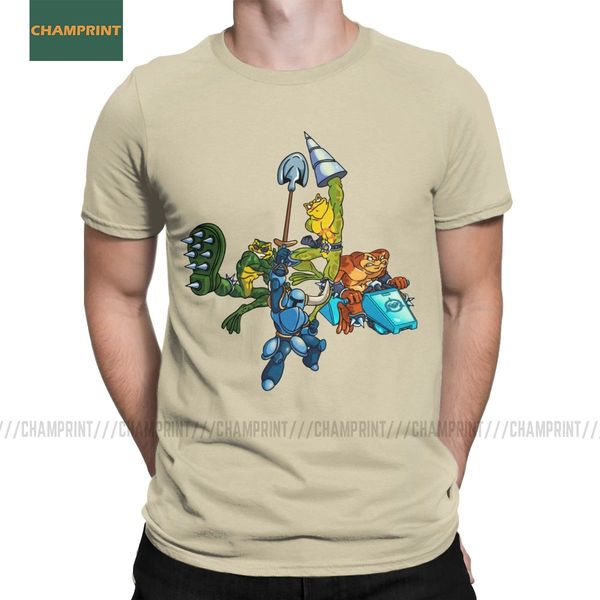 

men t-shirts battletoads shovel knight humorous cotton tees short sleeve frogs retro old frogs game t shirts round collar
