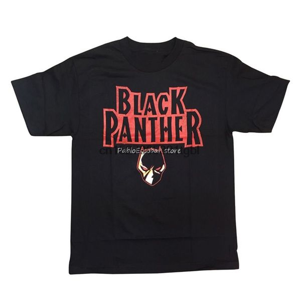 

black panther logo licensed t shirt tee shirt male tee-shirt drop shipping