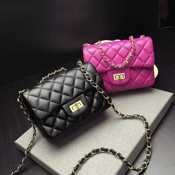 

diamond lattice chain women's shoulder bag female synthetic leather crossbody bags for women small ladies handbag classic