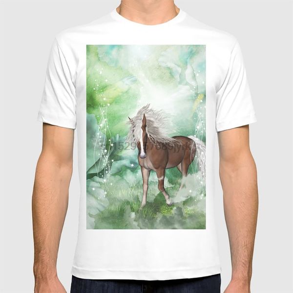 

beautiful horse t shirt 3 d horse race animal mammal clouds run wild om