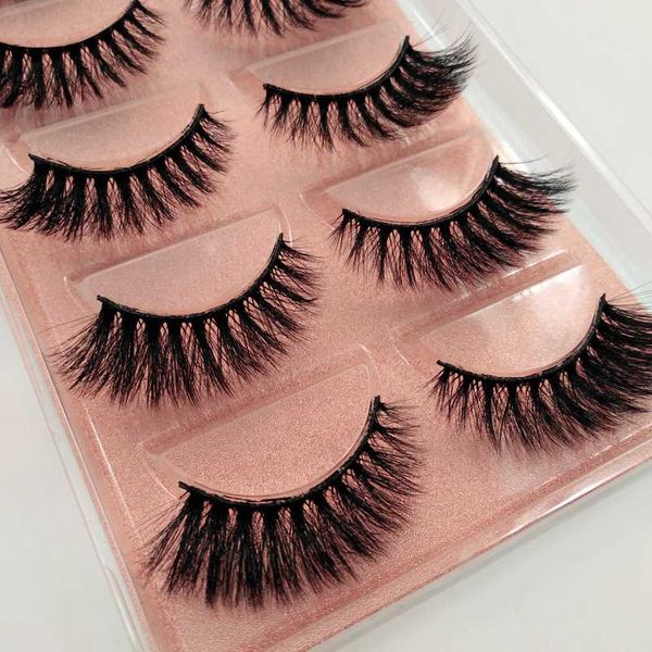 

false eyelashes shidishangpin 5 pairs natrual 3d mink make up super soft lashes maquillage