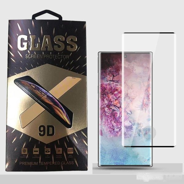 

for galaxy s20 s20 plus ultra full cover tempered glass samsung curved 5d screen protector with retail box fingerprint unlock