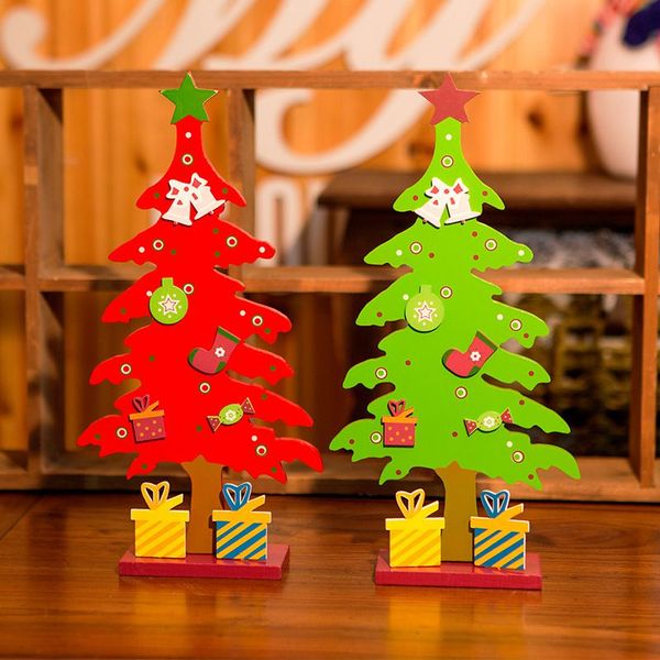 

christmas tree decorations mini exquisite wooden christmas gifts home decorations
