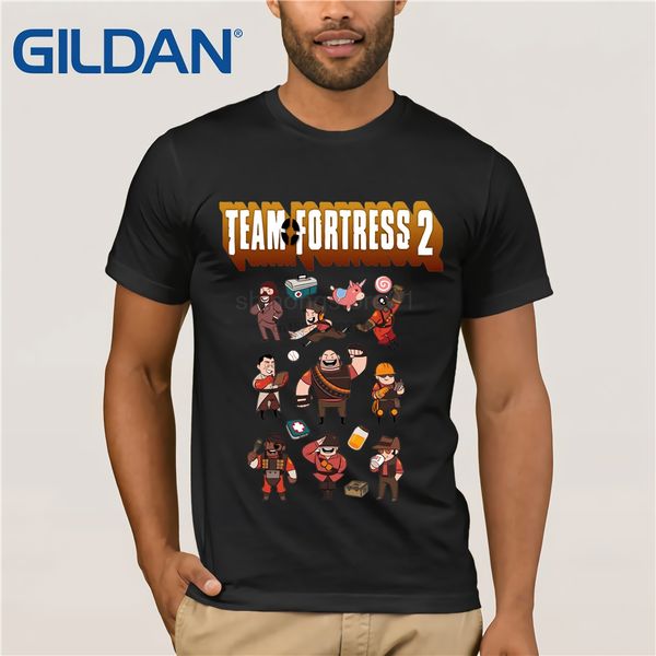 

2020 new team fortress 2 red all class t-shirt novelty men great custom t shirts