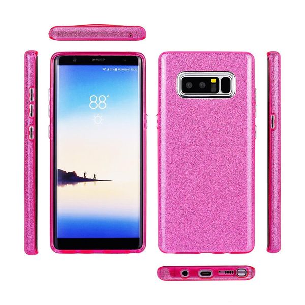 

for samsung galaxy s10 s10 plus s10e ultrafine clear rubber soft glitter stickers tpu pc case phone protection shell opp bag packing