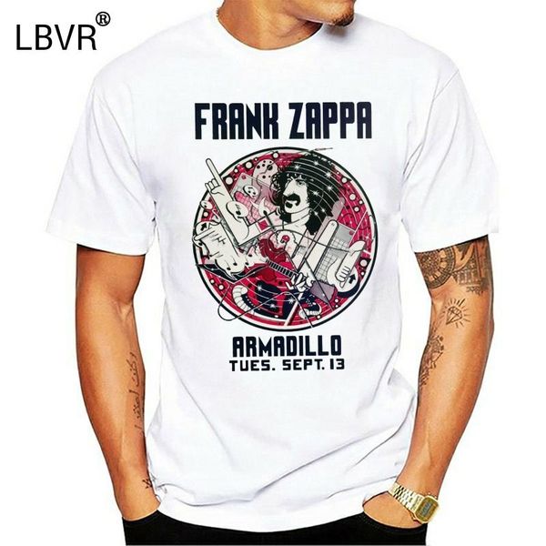 

frank zappa футболка простой с коротким рукавом хлопок t-shirt top tee, White;black