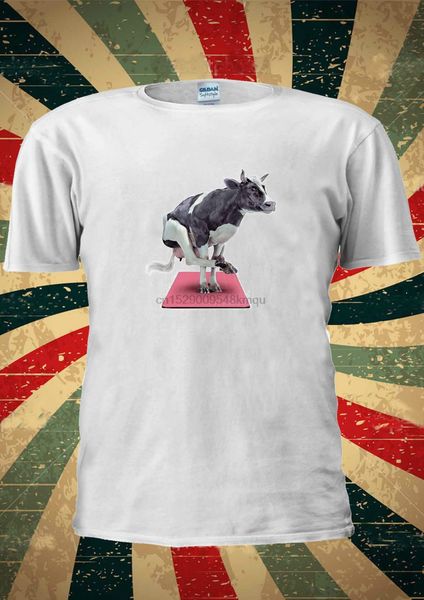

funny cow yoga fitness aerobic tumblr training t shirt men women 1595 comfortable t shirtcasual short sleeve tee