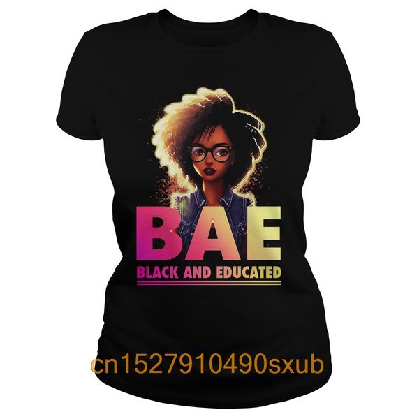 

retro summer style short sleeve t-shirt bae black and educated shirt, ladies, tank top