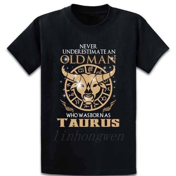 

старик рождаемся taurus футболка подарков tee shirt печать letters мужской лето смешной euro размер s-5xl рубашка