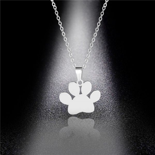 

pendant necklaces cute dog necklace fashion simple clavicle jewelry wholesale, Silver