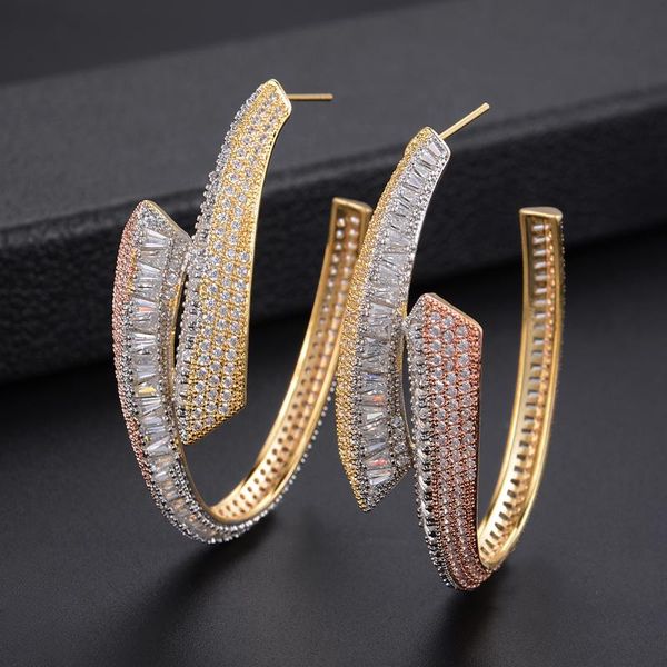 

missvikki new fashion essential noble accessories earrings bridal wedding engagement jewelry for ladies appointment dance party, Golden