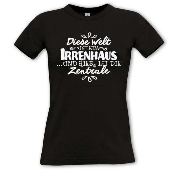 

этот мир дурдом, и вот ... - девочки рубашка funshirt офиса spells