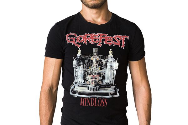 

gorefest mindloss 1991 album cover t-shirt 2018 fashion short sleeve black t shirt great discount cotton men tee plus size