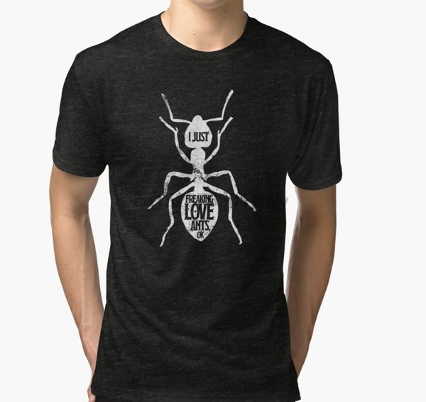 

men tshirt freaking love ants cute ant insect collector t shirt printed t-shirt tees top