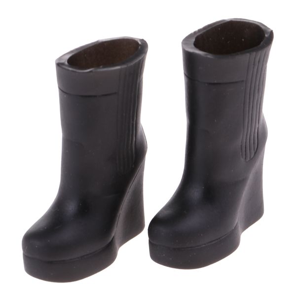 

boots модного пластиковые высоких каблуков для 1/6 blythe doll клин обуви для licca куклы мини обуви