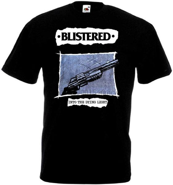 

blistered into the dying light t-shirt black hardcore metal all sizes s-5xl