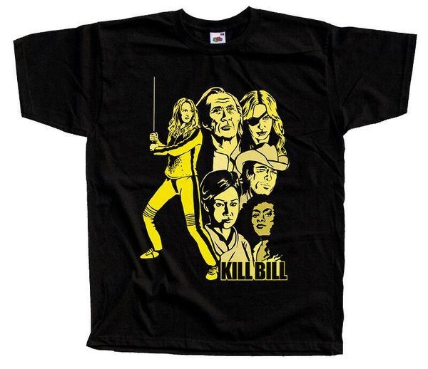 

kill bill v5, movie poster, quentin tarantino t shirt black all sizes s-3xl funny clothing casual short sleeve t-shirts