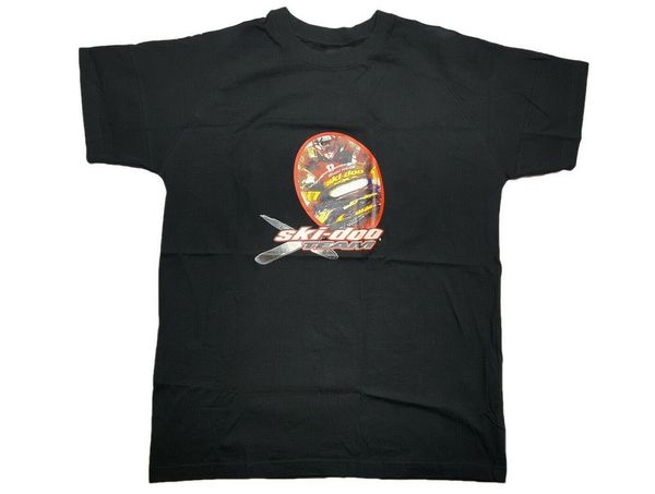 

ski-doo x team shirt large bombardier ski doo snow mobile graphic retro tee shirt