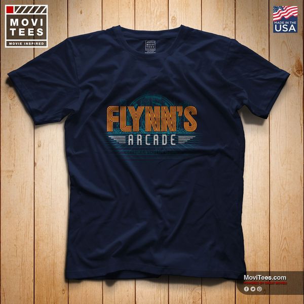 

flynns arcade t-shirt inspired by the 1982 movie tron - encom