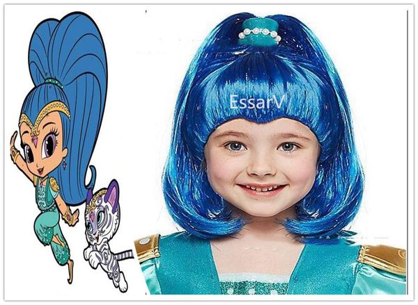 

wig girls birthday party wig hat tala nahal cosplay carnival kids children party hats cute cartoon
