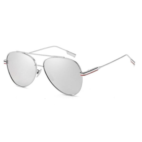 

2020 Fashion Retro Women Sunglasses Personality Stylish Pilot Plastic Material Lenses 1205 UV400 Protection Eyewear, White;black