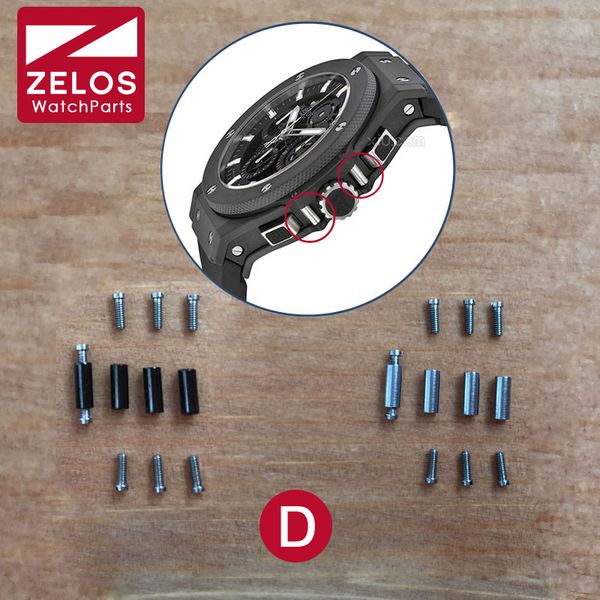 

4piece/set steel fix screw for hub big bang 44mm watch case side ear stem ,maintenance watch fittings
