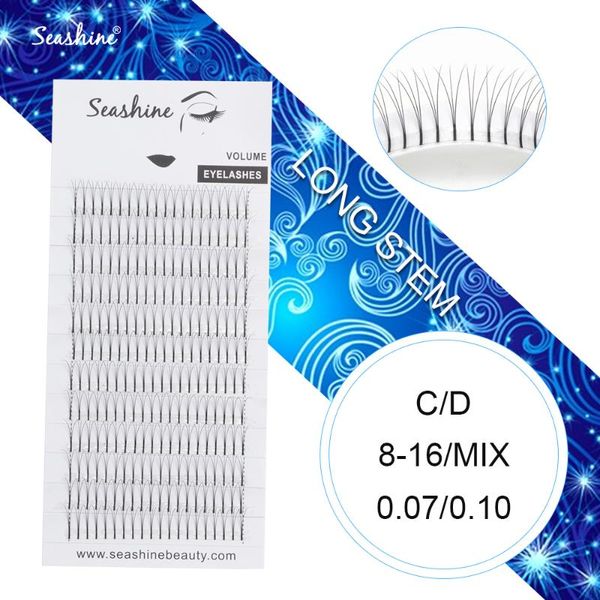 

seashine handmade russian volume professional eyelash extensions heat bonded faux mink ing