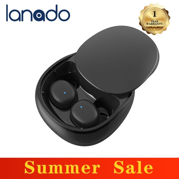 

lanado 2020 new touch control bluetooth 5.0 wireless ipx7 sports dual mic noise cancelling gaming headset