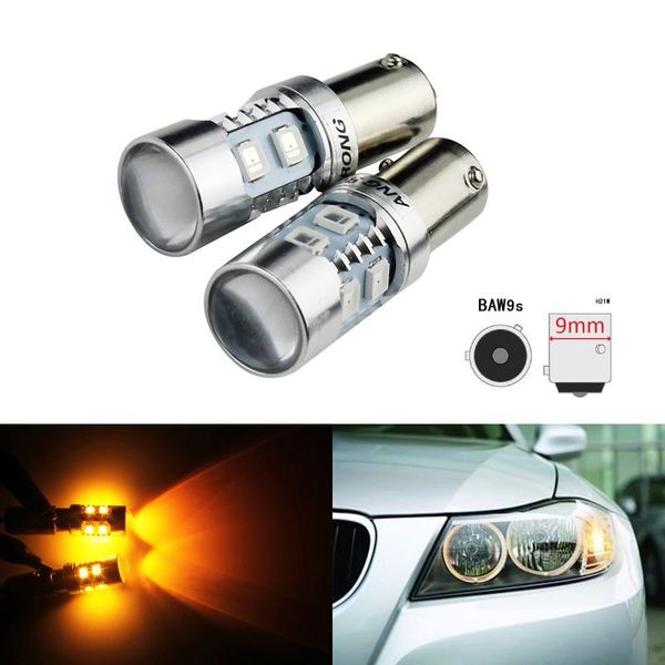 

angrong 2x янтарный hy21w baw9s автомобиля сид 10smd 2835 индикатор парковки лампочка для c4 гранд пикассо