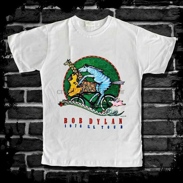 

new vintage bob dylan 1978 тур сша футболки переиздание