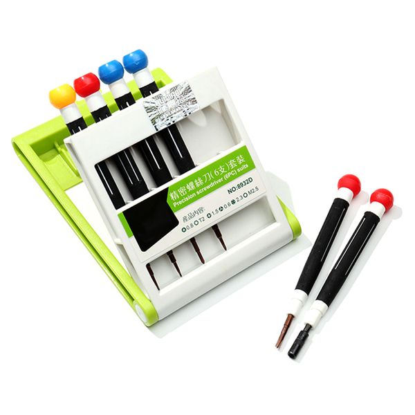 

6pcs/set screwdrivers precise disassembly tools kit multifunctional manual screwdriver for cell phone maintenance repair 2020ing