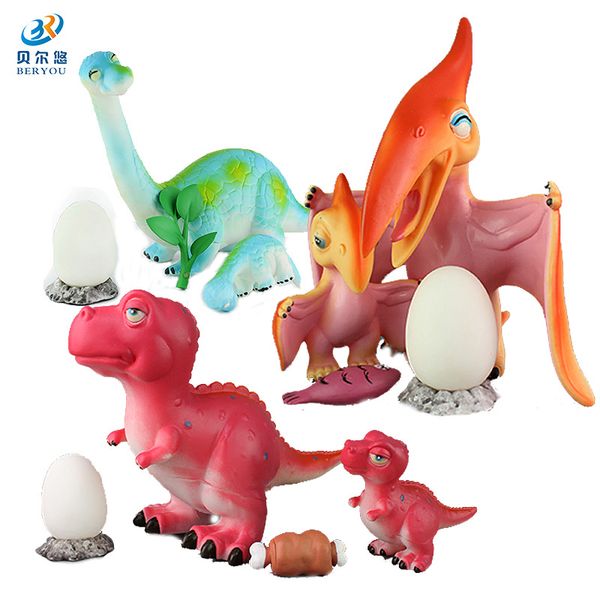 

kid toys model toys the simulation model dinosaur toy mother and child eggs sell gift of the baby